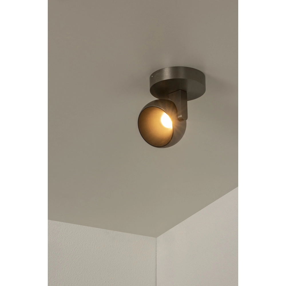 Design-Wandlampe Esfera gebürstetes Metall Premium by Lucide 5411212234438
