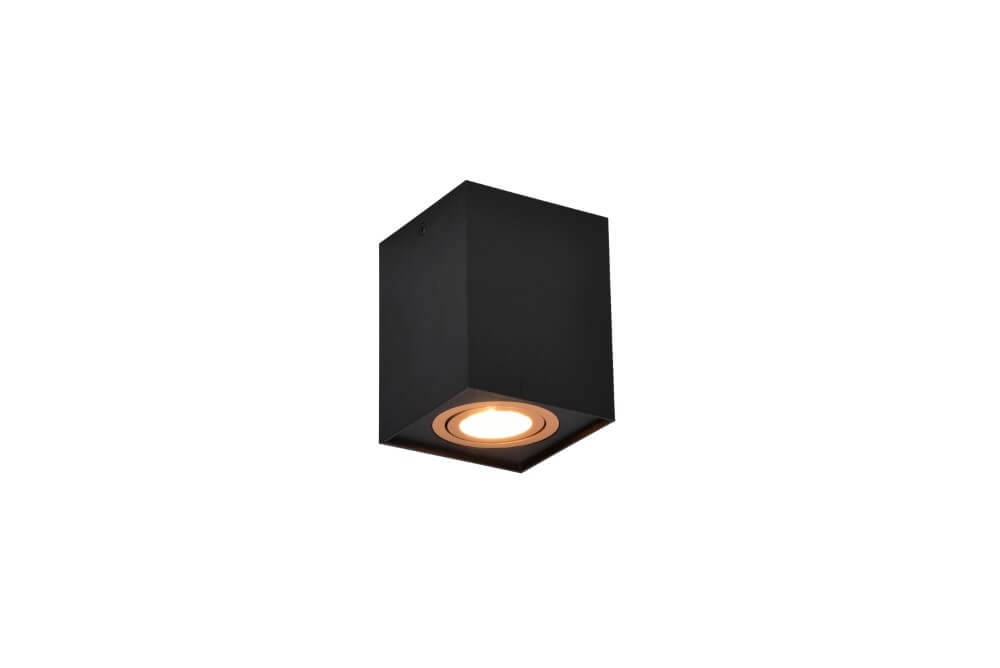 Deckenleuchte Biscuit quadratisch schwarz Trio 4017807558937