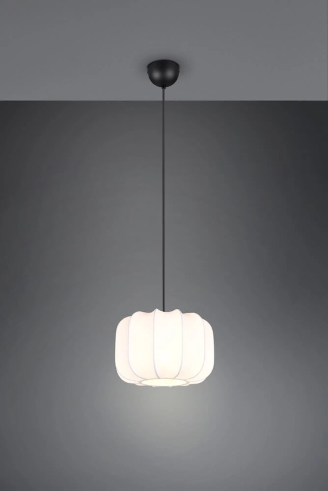 Weiße Design-Pendelleuchte Madleine Ø 25cm Trio 4017807637465