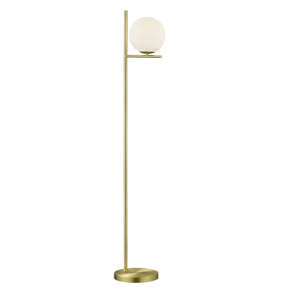 Stehlampe Pure 150 cm Messingmatte