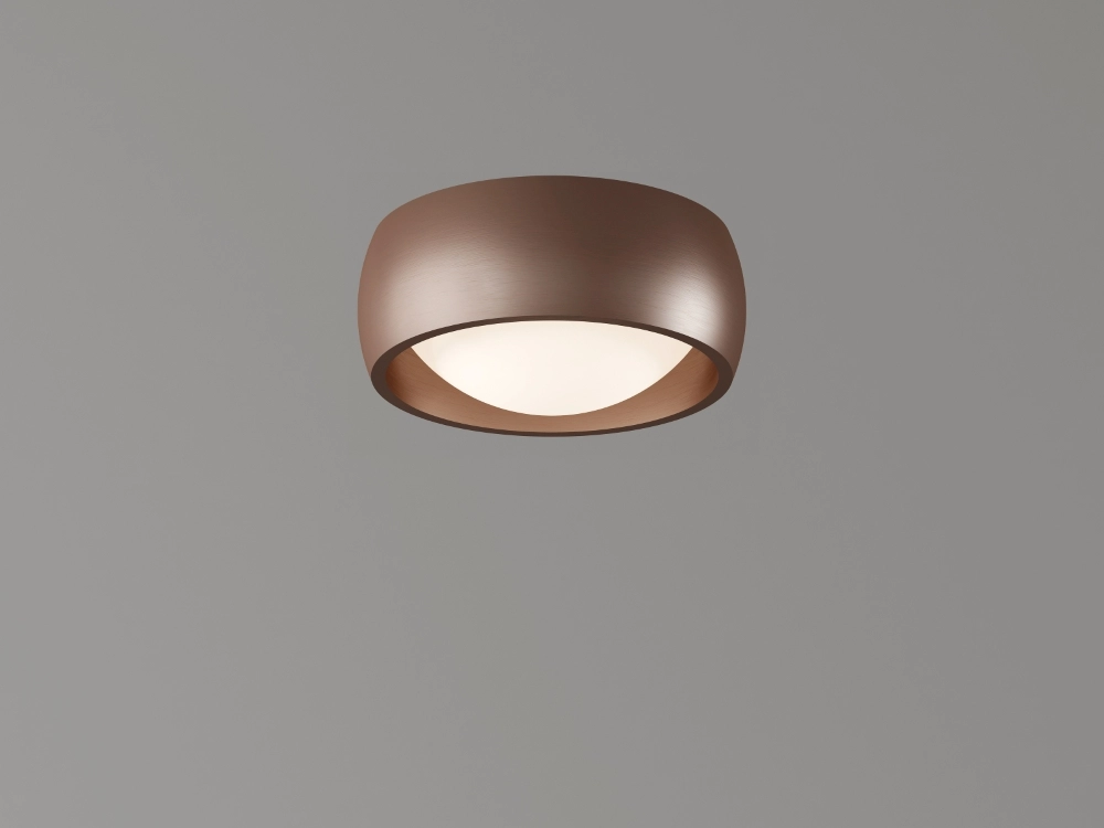 Elegante Deckenlampe Montana Ø15cm – Gebürsteter Bronze