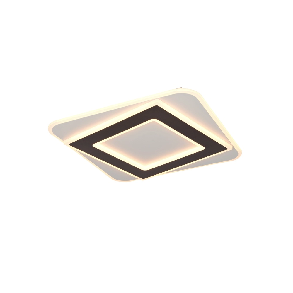 Deckenlampe Yomi Quadratischer Mocha Brown
