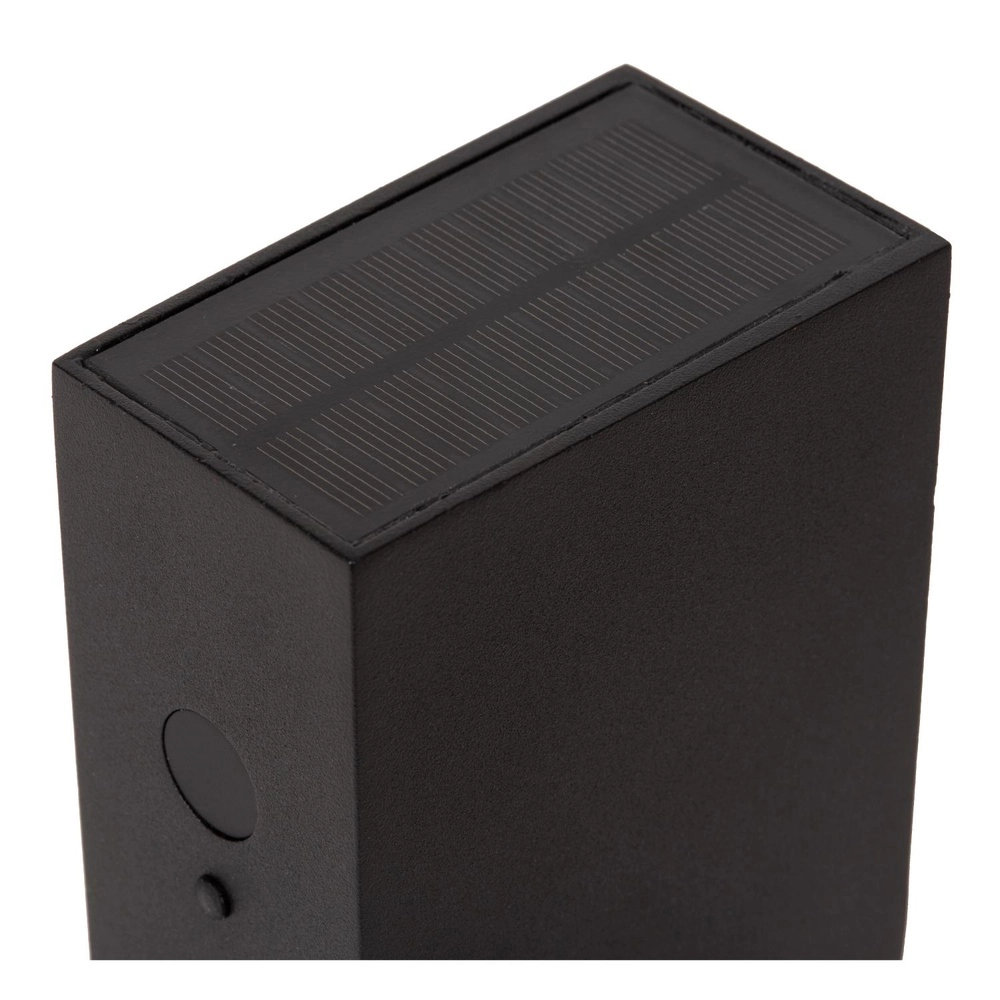 Solarwandlampe Bolton IP54 - 3000K schwarz Lucide 5411212152091