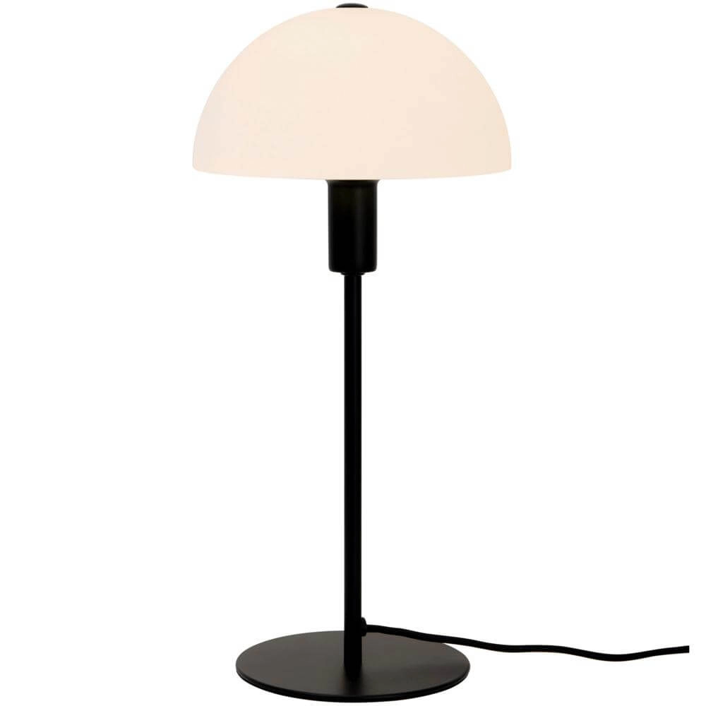 Tischlampe Ellen Schwarz-Weiß