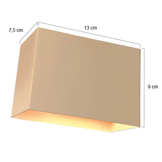 Elegante Wandlampe Muro Sahne Steinhauer 8712746184181