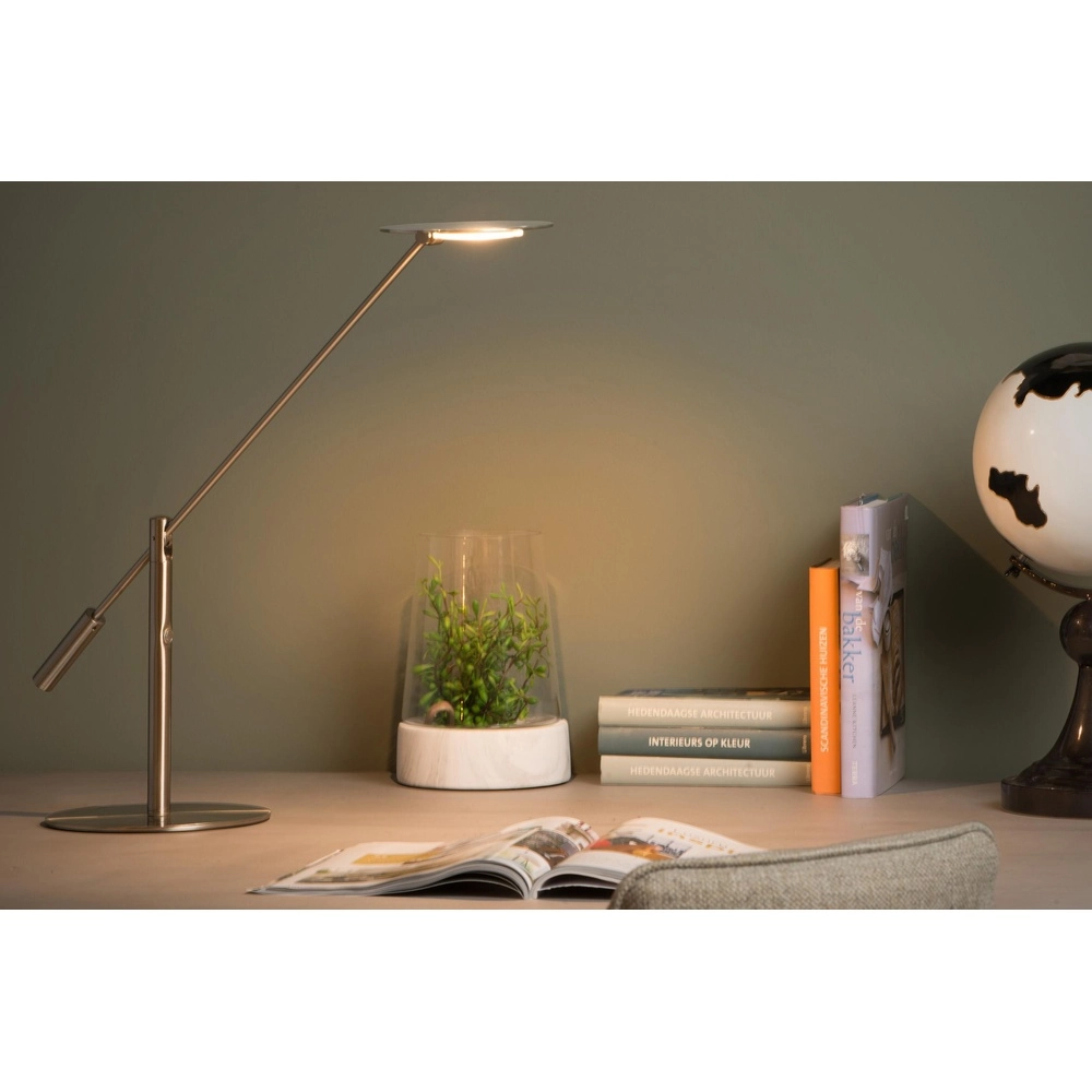 Schreibtischlampe Anselmo Chrom Lucide 5411212193926