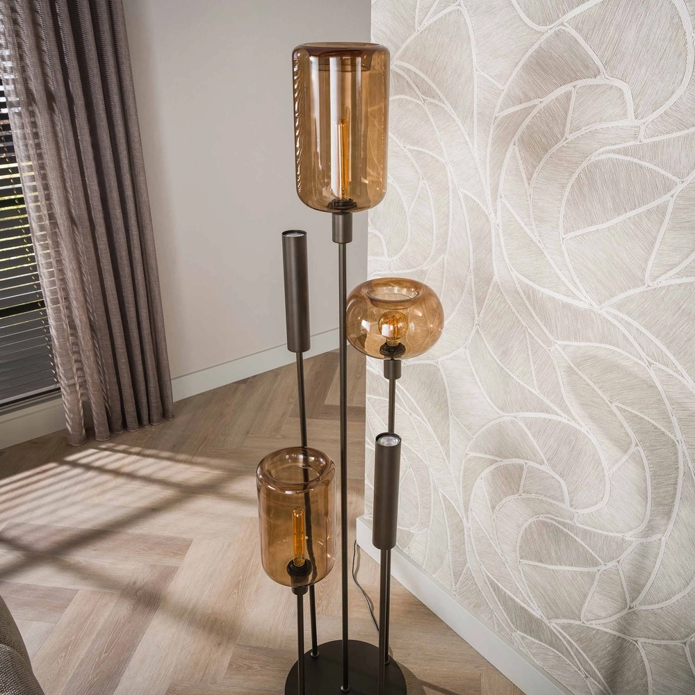 Design-Stehlampe Serene Sienna Brown Lyora 8716803514775