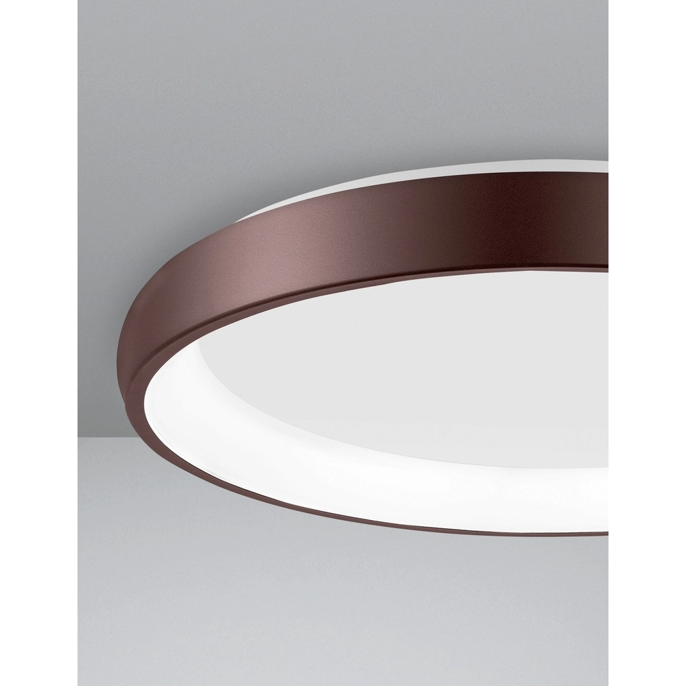 Deckenlampe Albi kaffeebraun Ø 61cm Lyora 5212017414878