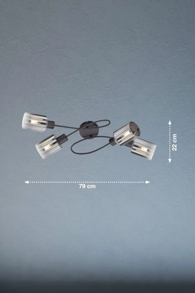 Deckenleuchte Iska 4-Licht Fischer & Honsel 4003694213219