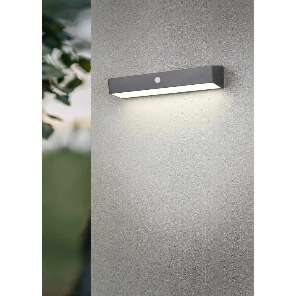 Design-Wandleuchte Silves Schwarze Solarenergie Trio 4017807648010