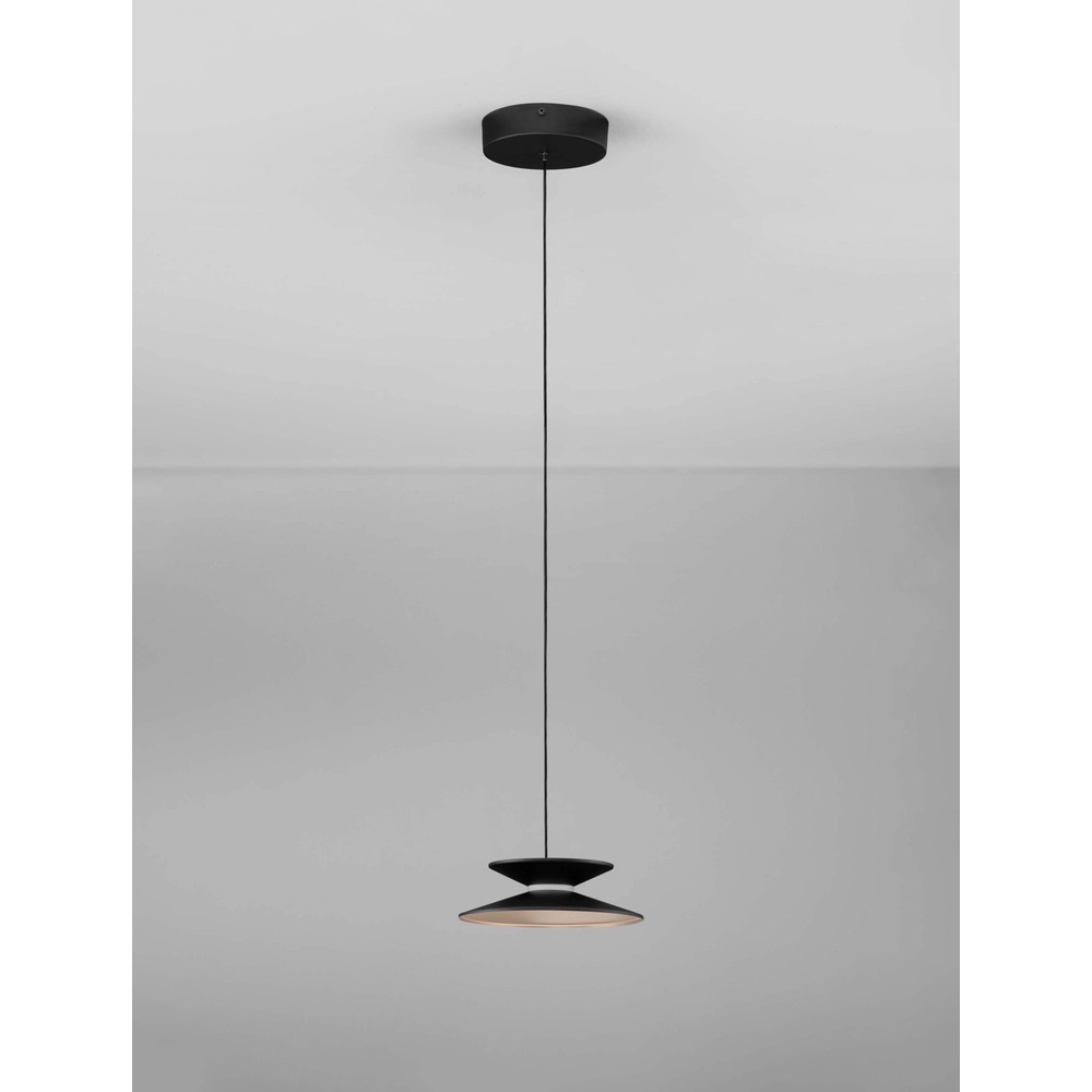 Design-Pendelleuchte Morfi Single Schwarz Lyora 5212017458469