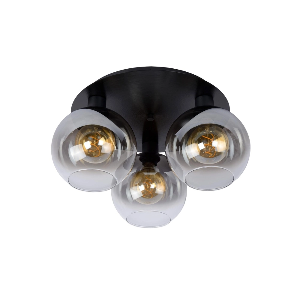 Deckenlampe Marius 3-Licht Schwarz