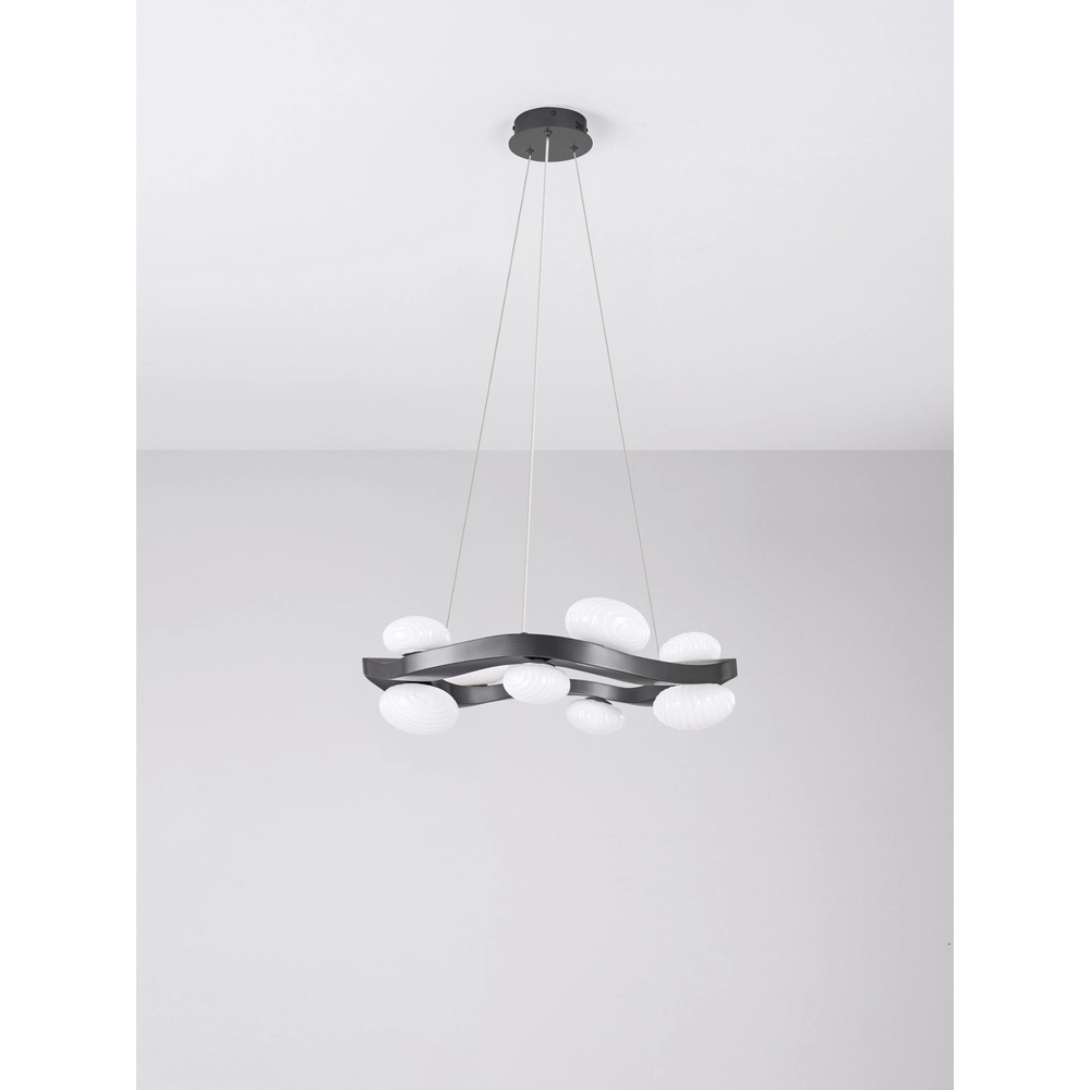 Design-Pendellampe Severo Schwarz-Weiß Lyora 5212063500365