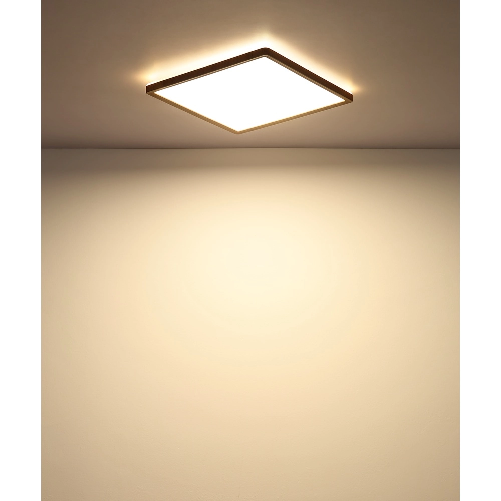 Deckenlicht Sapana quadratisches 29,4 cm großes Holz Globo 9007371448432