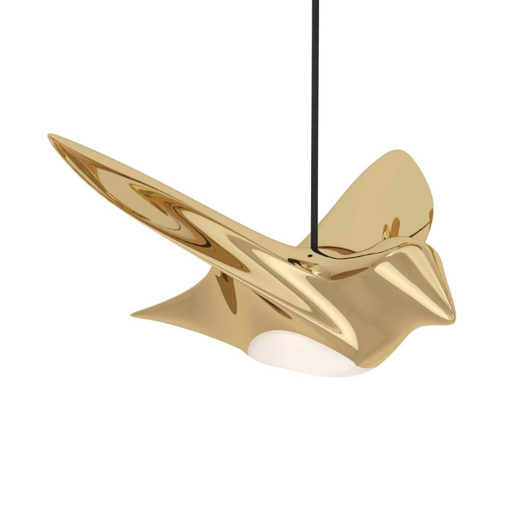 Hängelampe mit 17 Leuchten Paratebueno 2 Messing rund Stars of Light 9008606292202