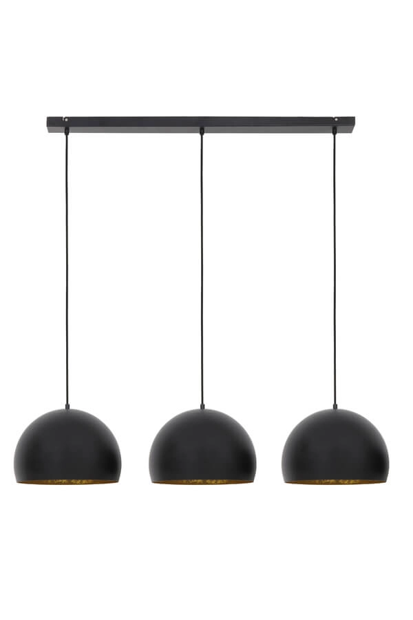 3-flammige Pendelleuchte Jaicey schwarz Light & Living 8717807231071