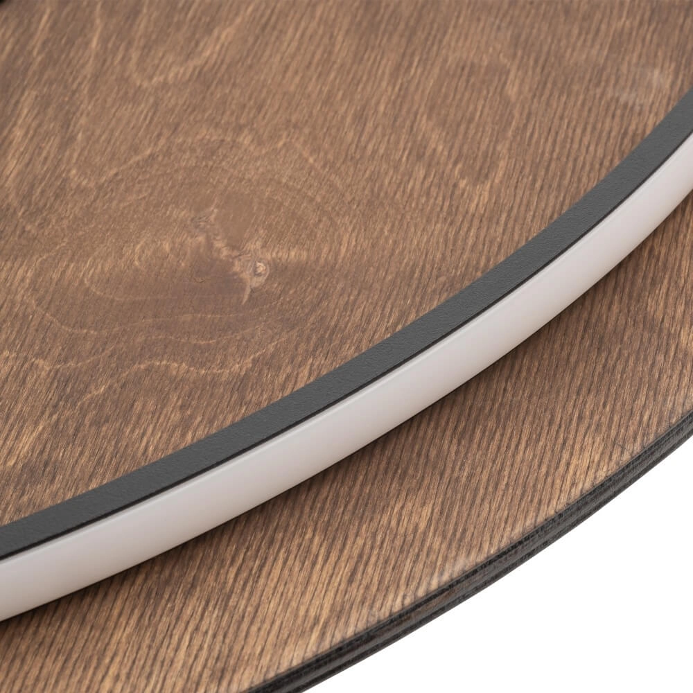 Wandleuchte Ring Timber XL LED-Holz Lyora 5903139112925