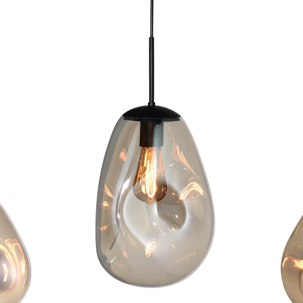 Hängelampe Lava 4x Goldglas Masterlight 8718121286143
