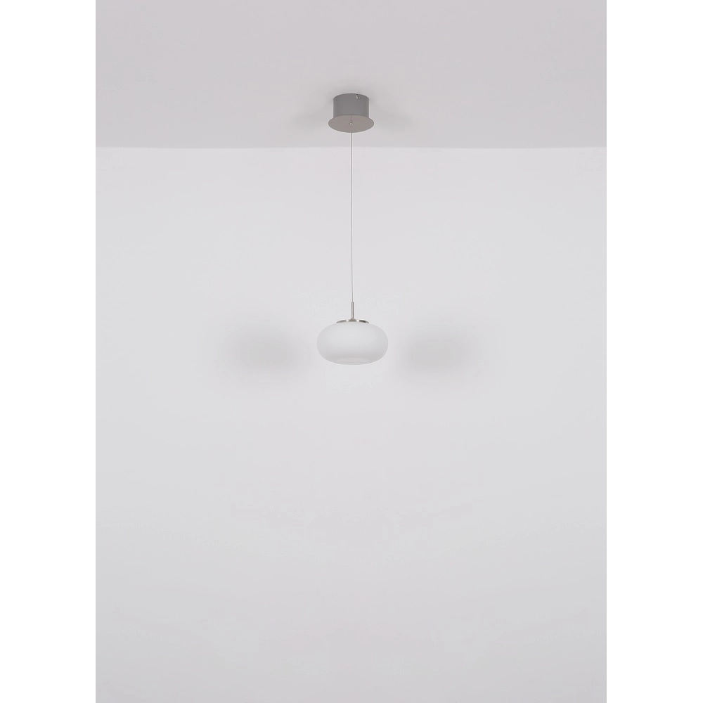 Design-Pendellampe Quintara 4-Light-Nickel Globo 9007371462322