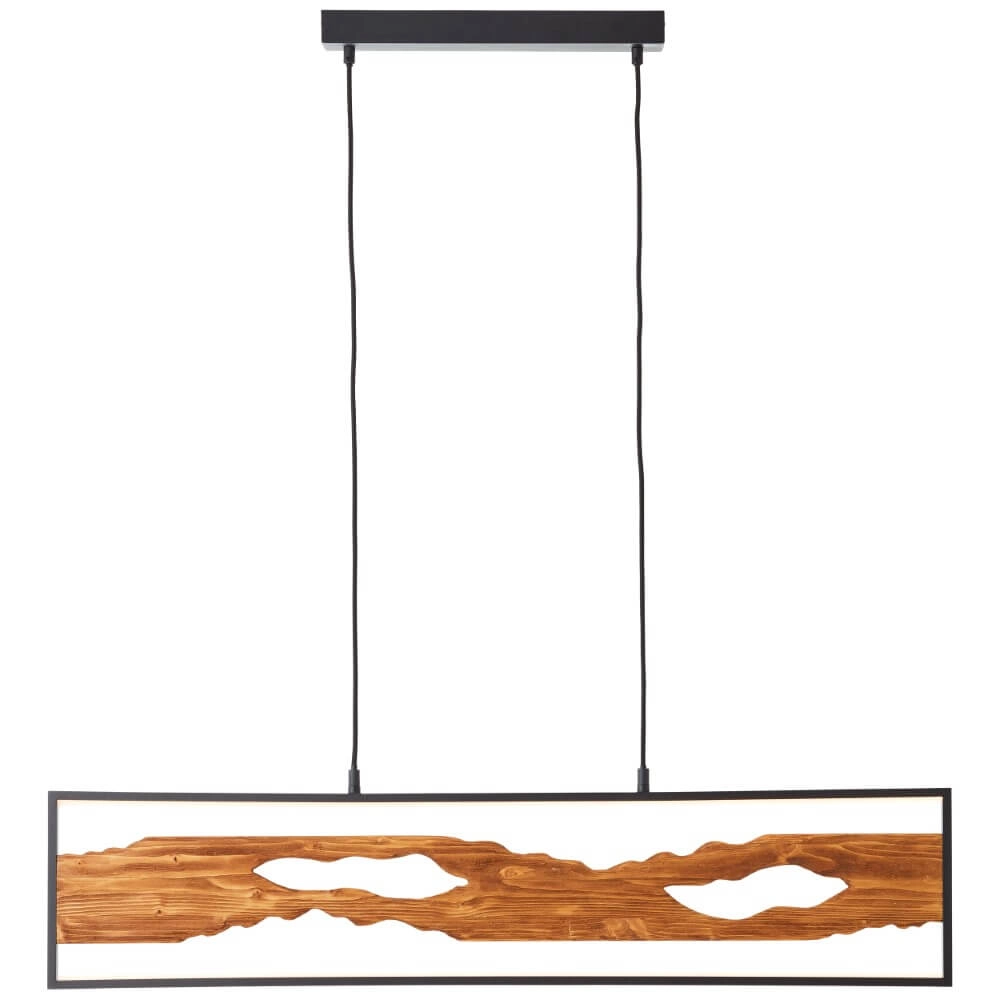 LED-Hängelampe Chaumont mit Holz