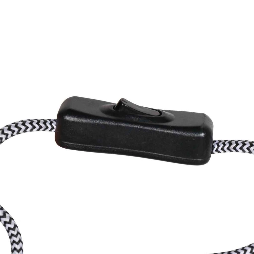 Schwarze Wandlampe Bloeba mit Korkkappe Ø40 cm Steinhauer 8712746180510