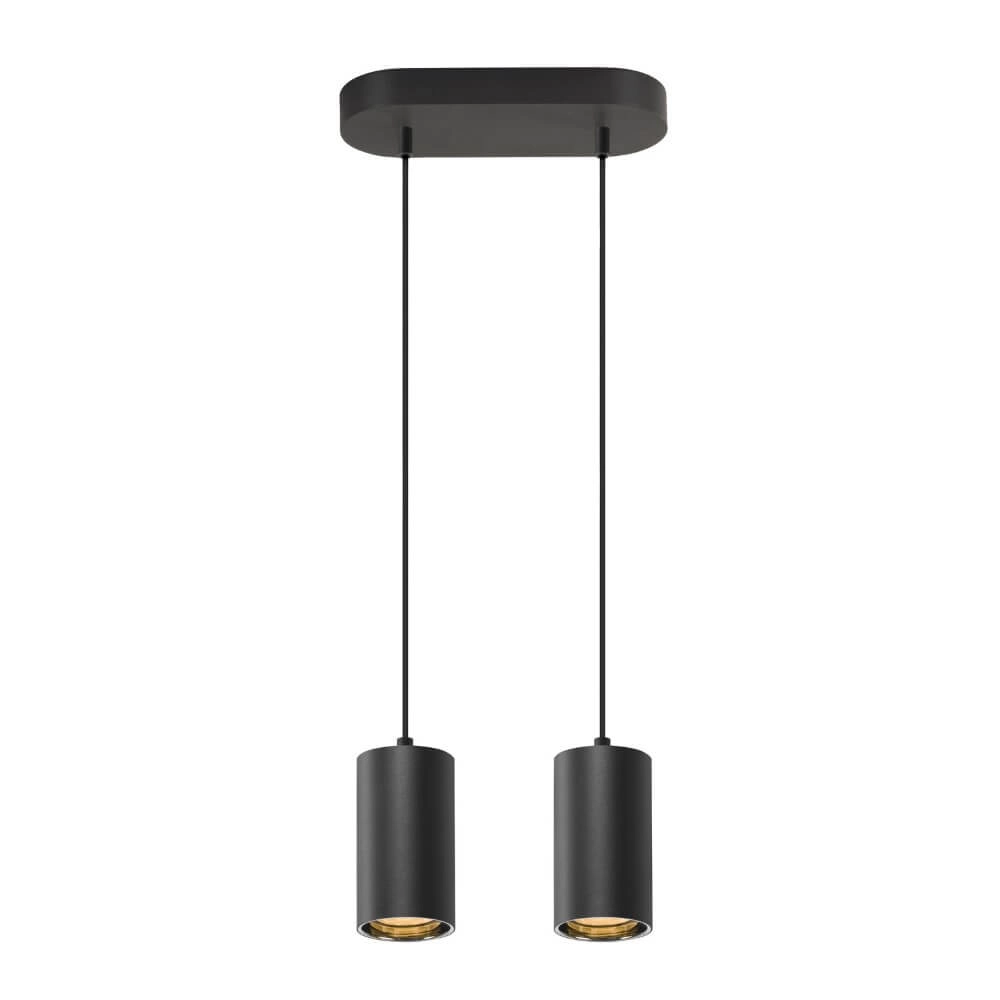 Pendelleuchte Asto Tube schwarz 2x GU10 SLV 4024163266079