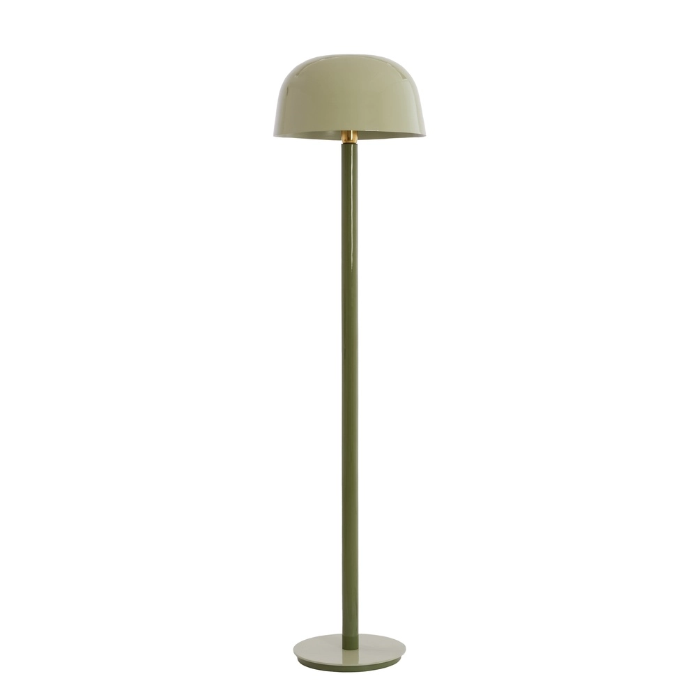 Glas-Stehlampe Marivet Grüntöne