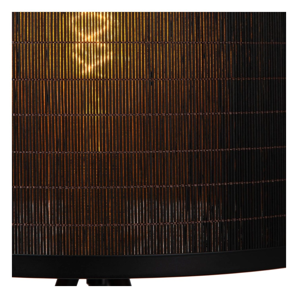 Stehlampe Tagalog Ø 55 cm schwarz Lucide 5411212211651