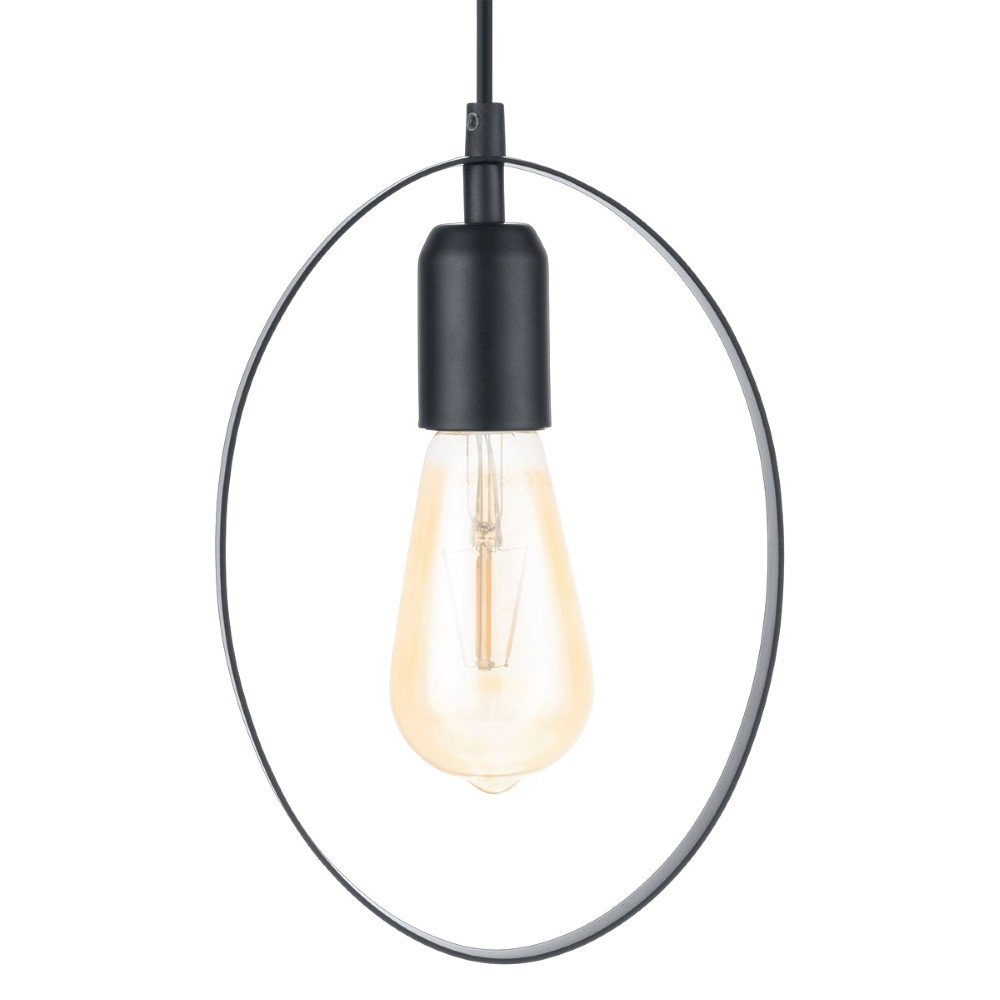 Pendelleuchte Bedington Oval schwarz