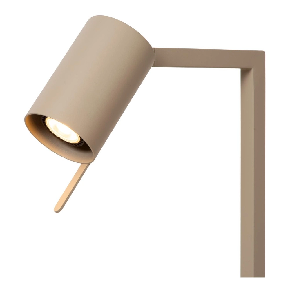 Moderne Schreibtischlampe Lesley Sandbraun Lucide 5411212032089