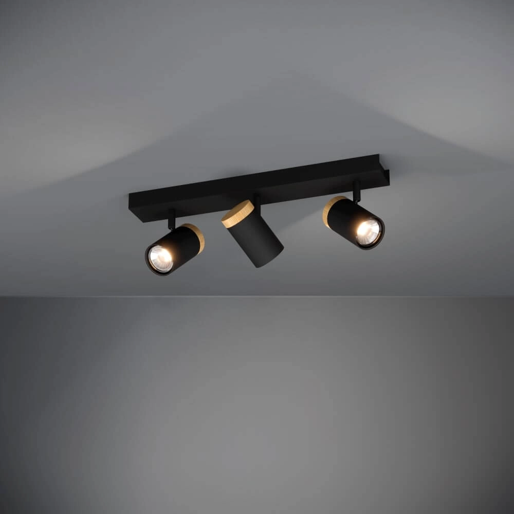 Schwarzer Aufbaustrahler Cartagena Stars of Light 9002759396480