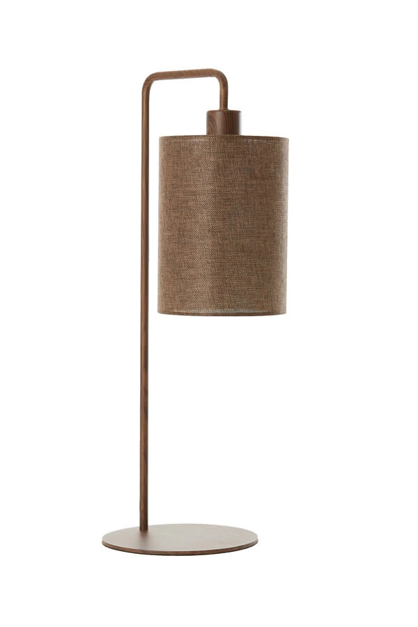 Japandi Tischleuchte Donio dunkler Holzdruck Light & Living 8717807759582