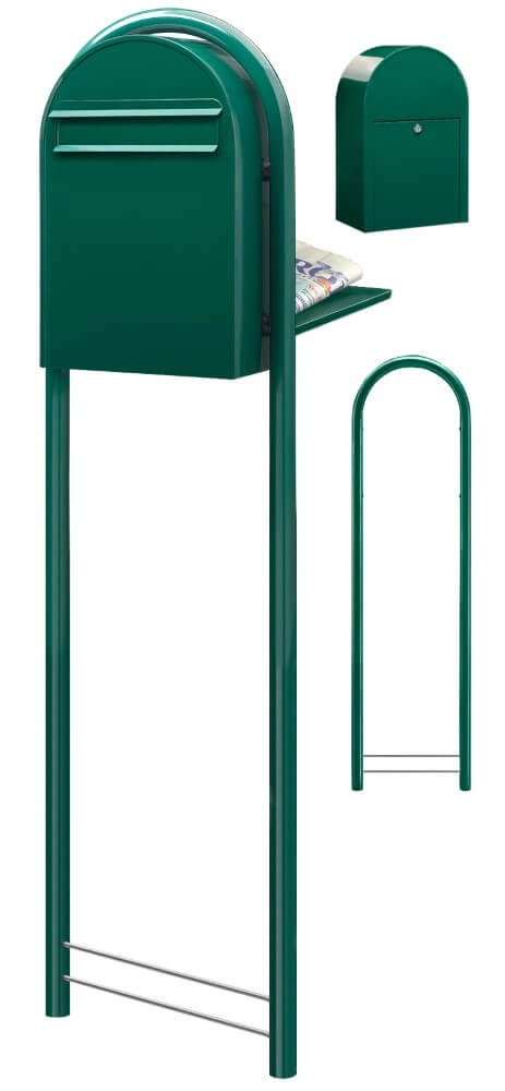 Briefkasten Classic B 6005 Dunkelgrün Bobi 6417237006066