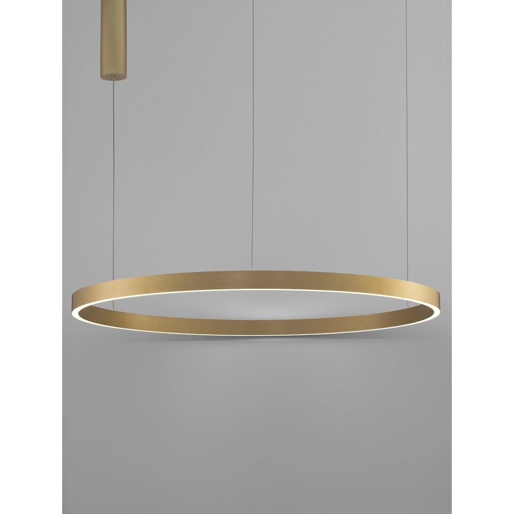 Goldene Pendelleuchte Elowen Ausführung Ø 98cm Lyora 5212017439147