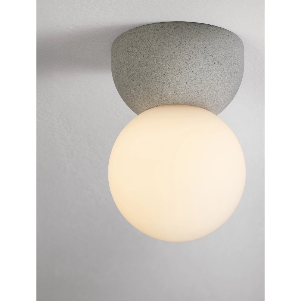 Deckenlampe Zero Betongrau mit Weiß Lyora 5212017464453