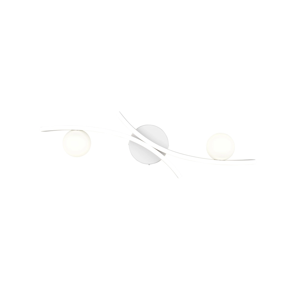 Design-Deckenlampe Napoli Weiß Trio 4017807683493