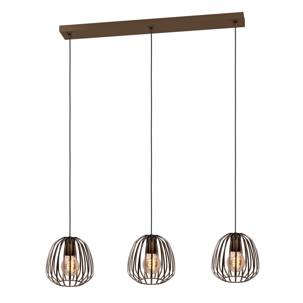 Bronzene Esstischlampe Espinal Ø 19,5cm - 3x E27 Eglo 9008606312597