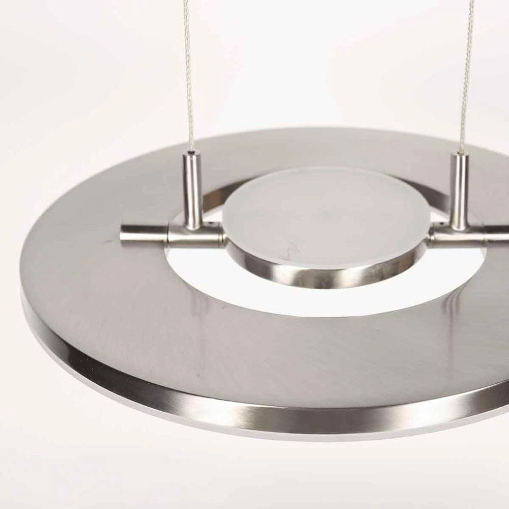 Schlanke Pendelleuchte Soleil Ø 32cm grau Steinhauer 8712746176674