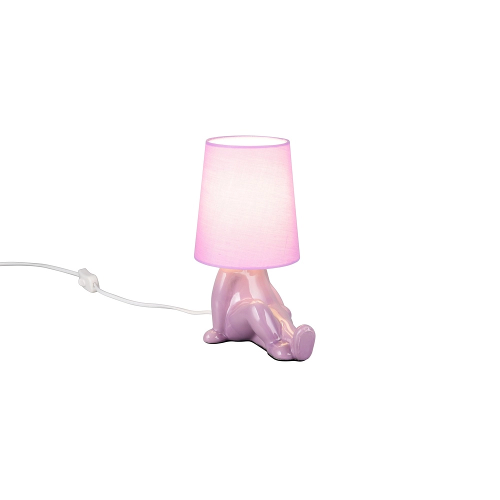 Tischlampe Huma Lila Trio 4017807682564
