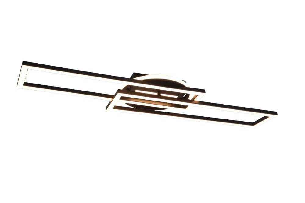 Verstellbare LED-Deckenleuchte Twister Schwarz Trio 4017807540581