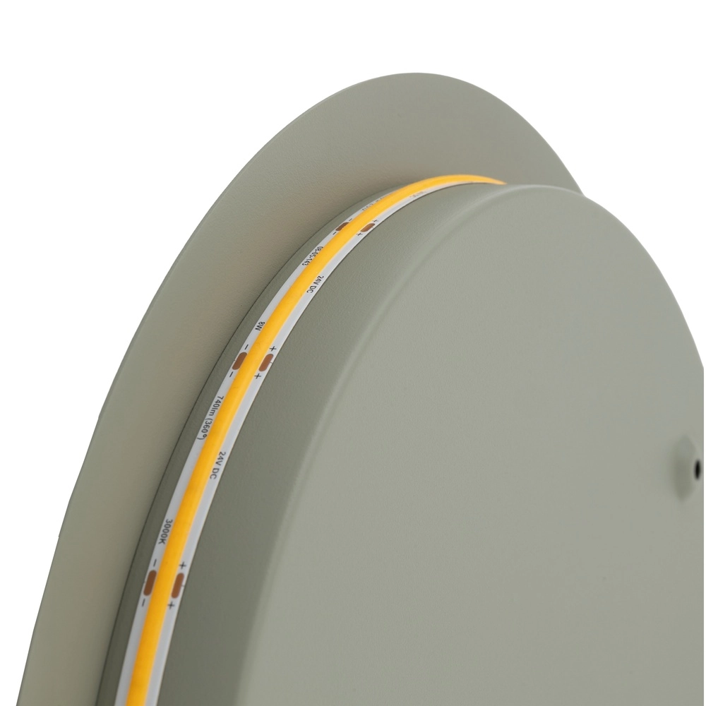 Design-Wandlampe Ring salbeigrün Ø 35 cm Lyora 5903139126618