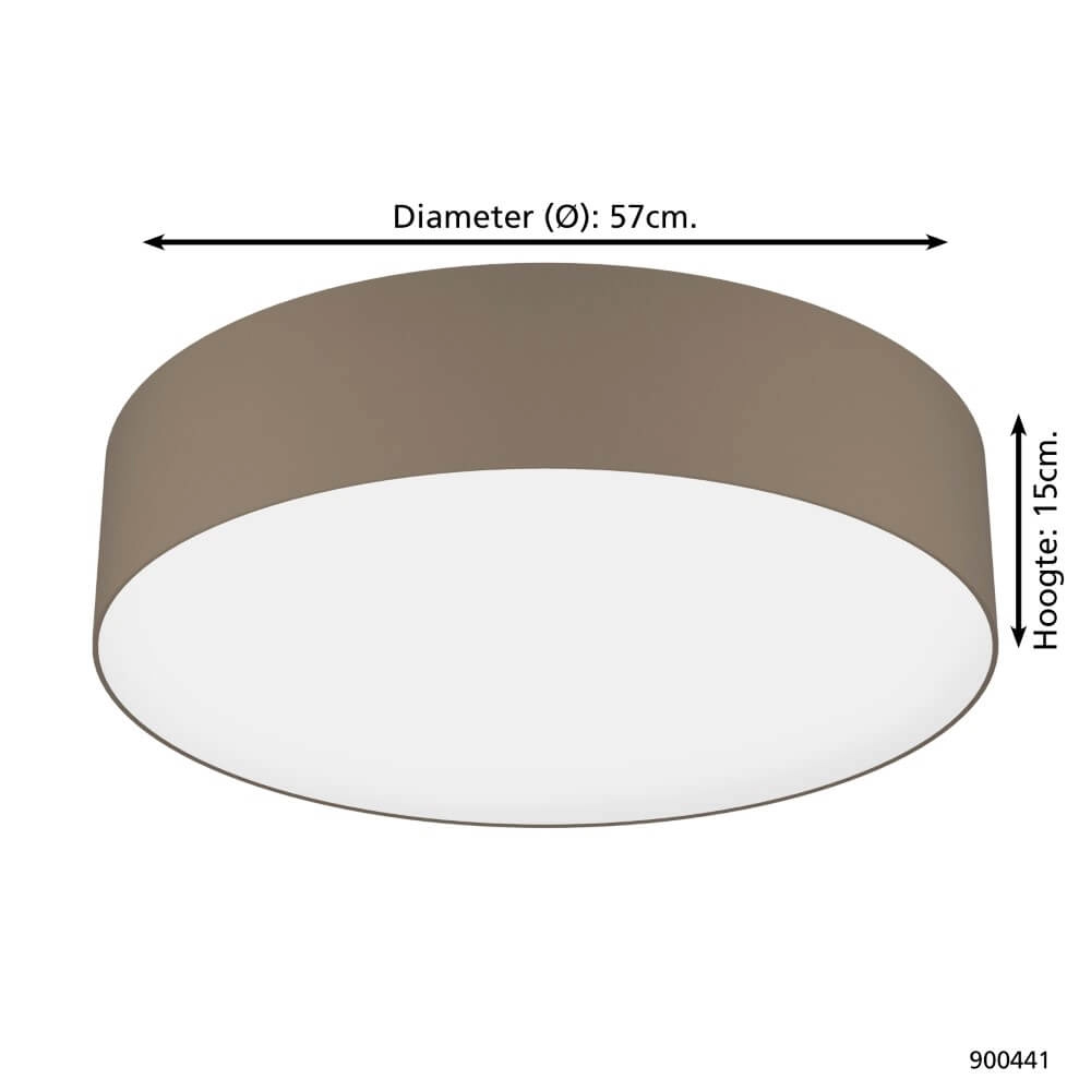 Deckenlampe Zigbee Romao-Z Taupe Eglo 9008606243921