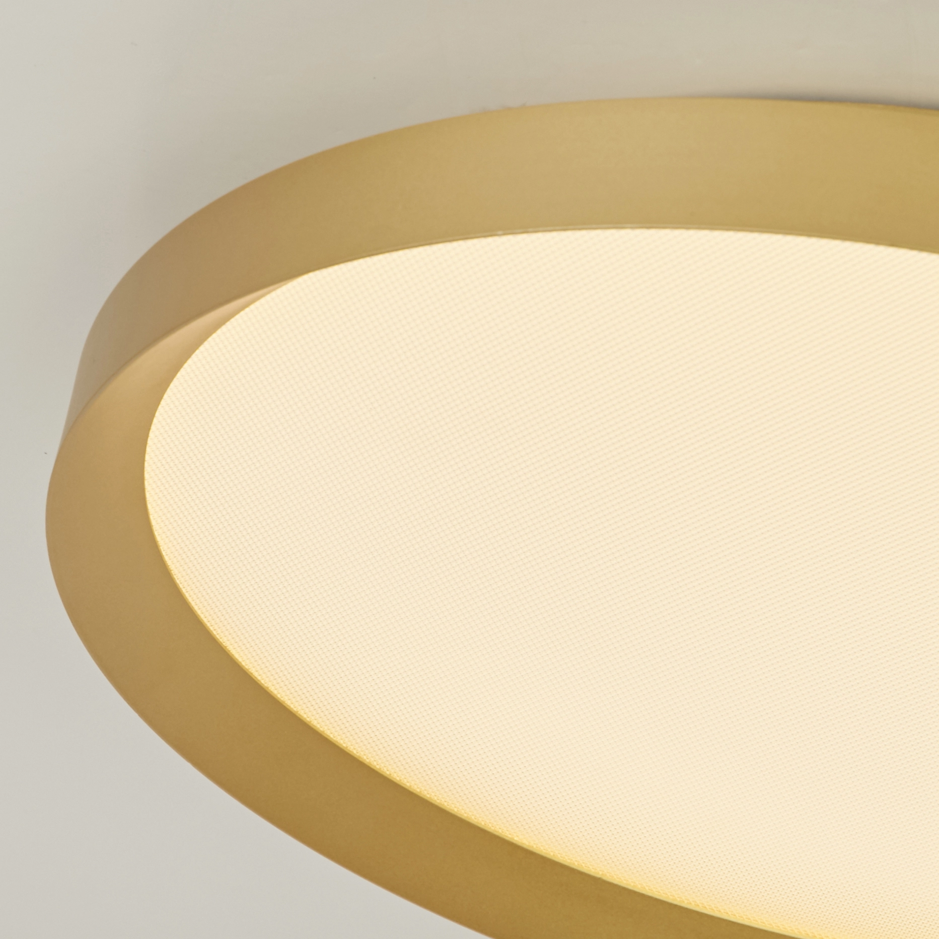 Elegante Deckenlampe Prisma gold Ø 35cm Lyora 5053423315256