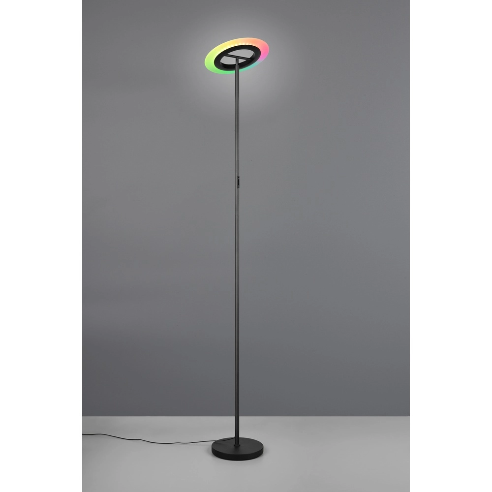 Design-Stehleuchte Samba Schwarz RGB Trio 4017807653229