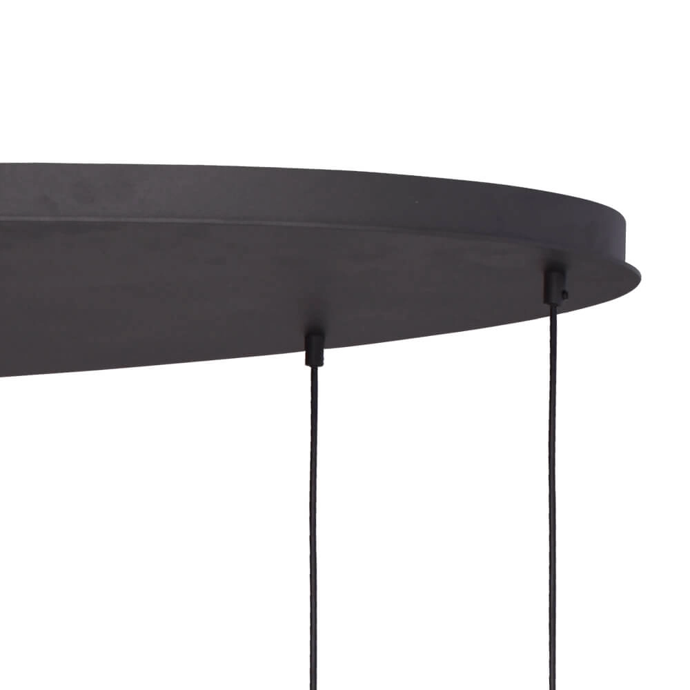 Hängelampe Lava Oval 8x Rauchglas Ø 22,5cm Masterlight 8718121290218