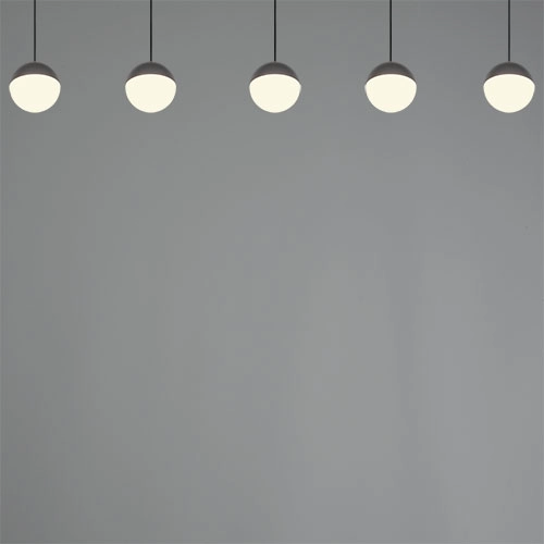 5-Licht Pendellampe Senta Anthrazit Trio 4017807697872