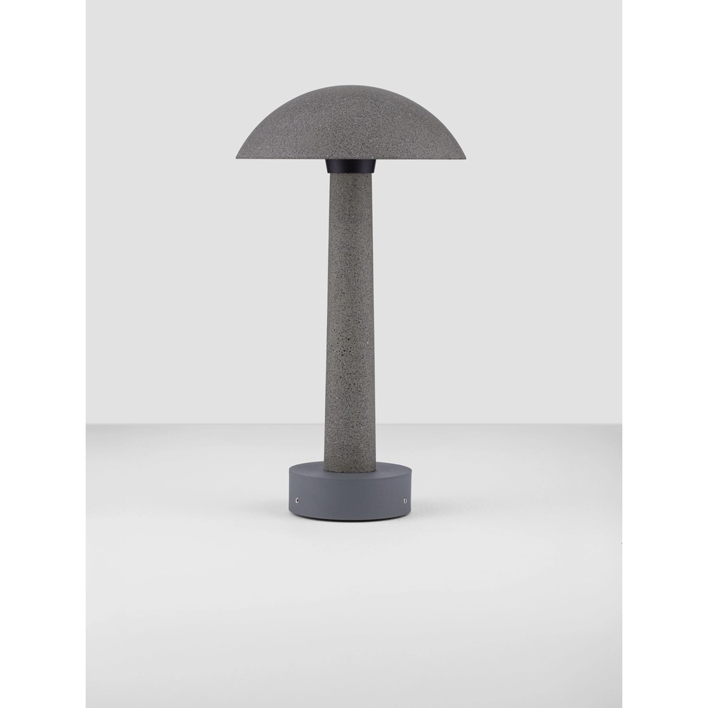 Runde Gartenleuchte Tura Beton grau 35cm Lyora 5212017454638