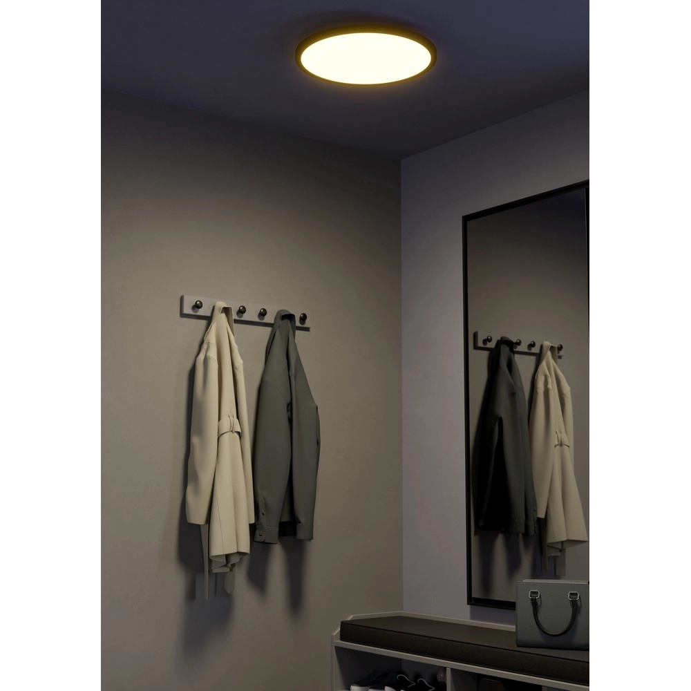 Smart Slim Deckenlicht Sarsina-Z Ø 45cm – schwarz Eglo 9008606264063