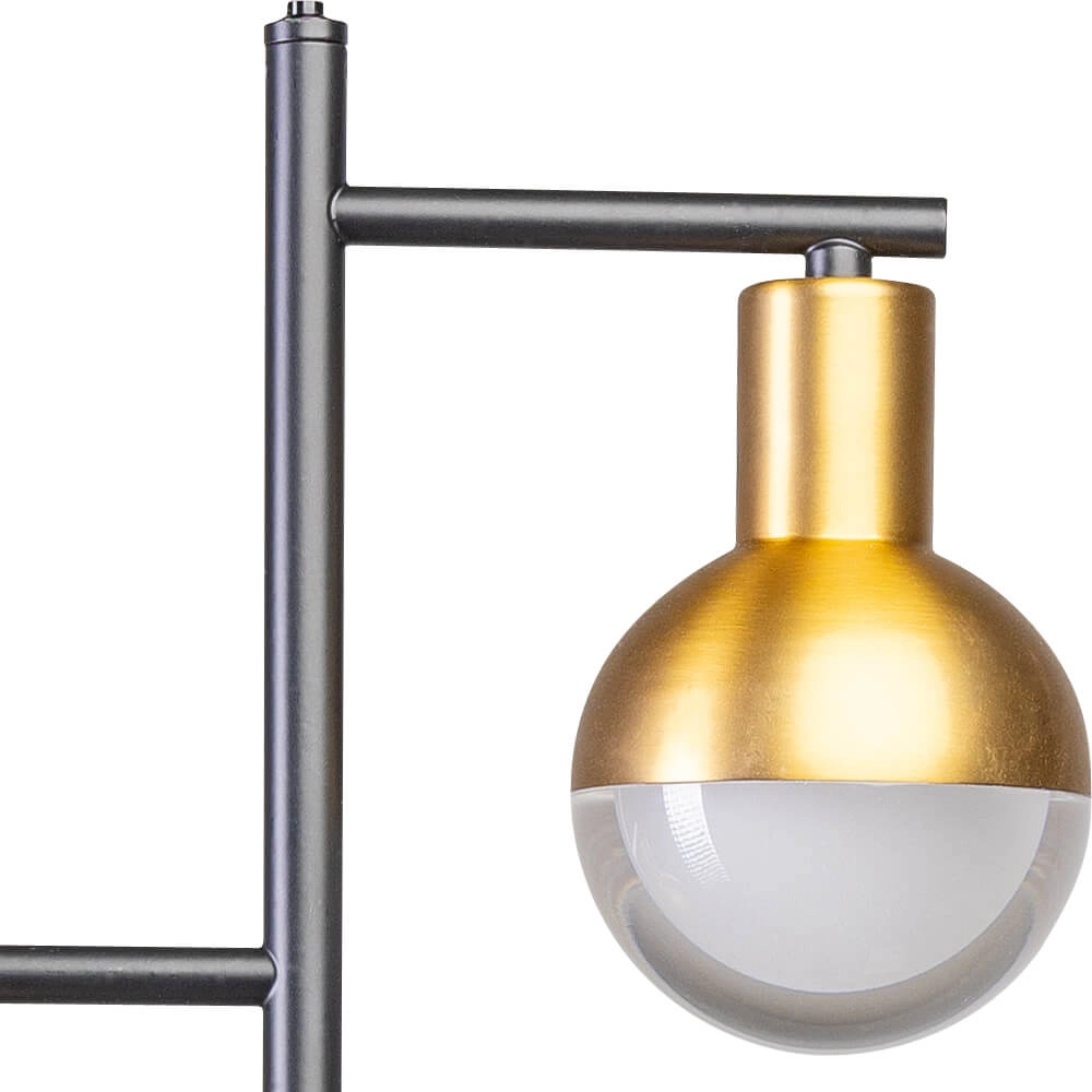 Schwarzgoldene Stehlampe Drop ETH 8720195306535