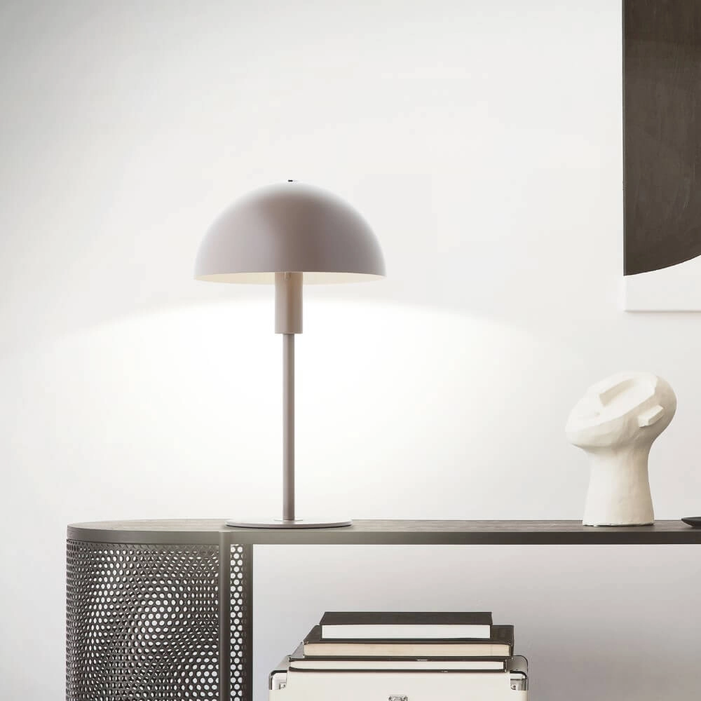 Designer-Tischlampe Lillian Taupe Brilliant 4004353430121